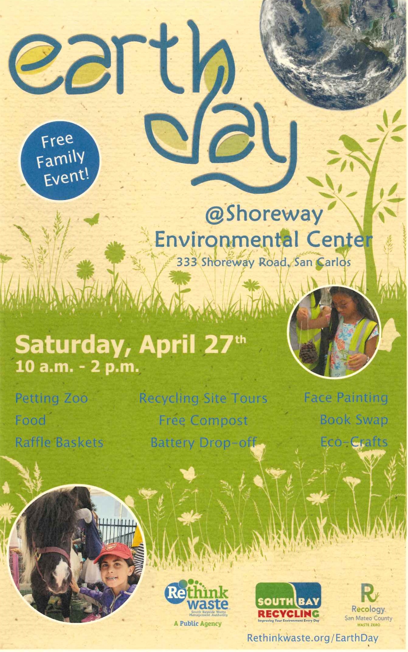 Free Earth Day Family Event At Shoreway Environmental Center 