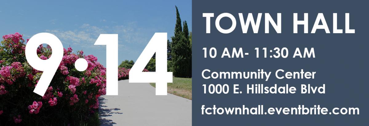 Town Hall Meeting on September 14, 2019 - Banner
